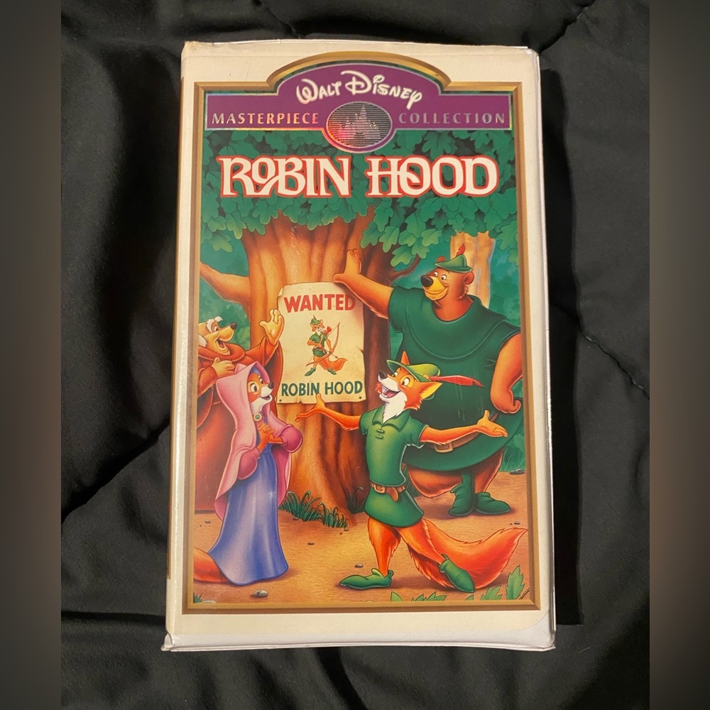 Robin Hood Masterpiece Collection VHS clamshell movie